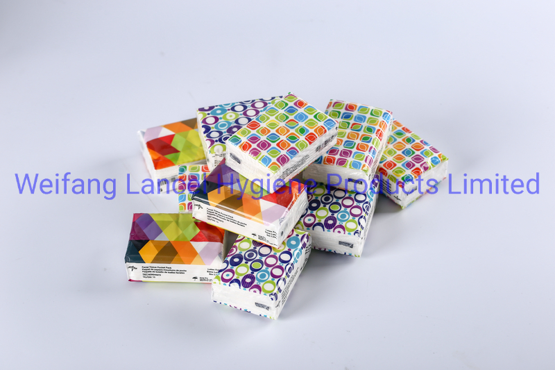 3 Ply Pocket Tissue/Handkerchief Tissue/Facial Tissue/Serviette
