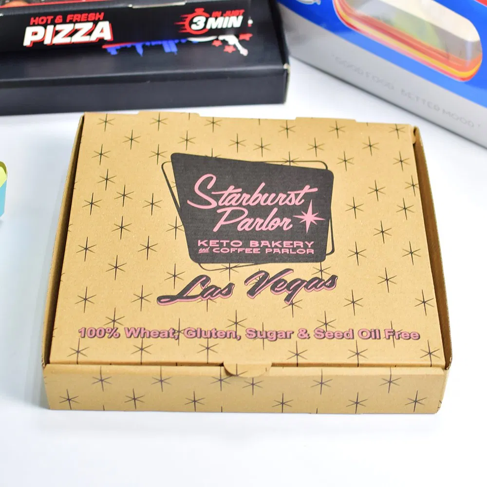 Wholesale Custom Size Food Grade Burger Pizza Restaurant Pizza Paper Box