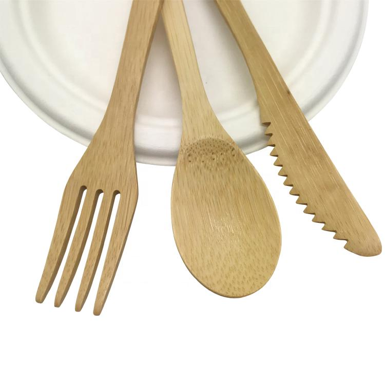 Eco-Friendly Bamboo Utensil Set with Reusable Straw and Brush