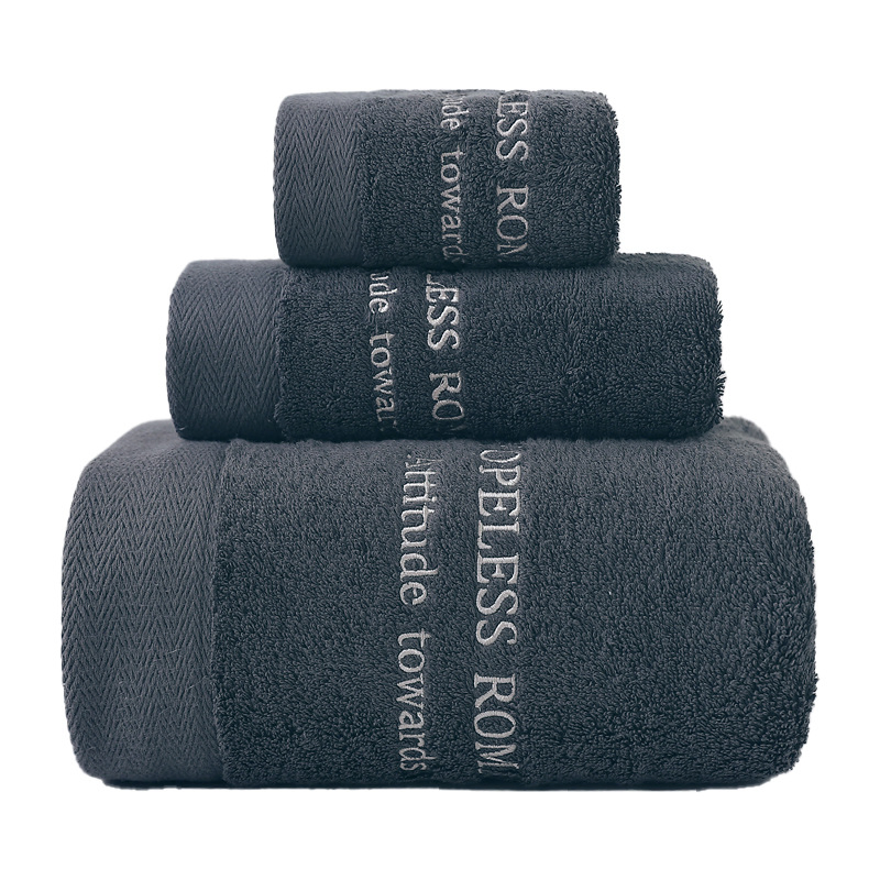 New Style Cotton Hand Towel Custom Embroidery Logo Sport Hotel Towel Home Use Bath Towel