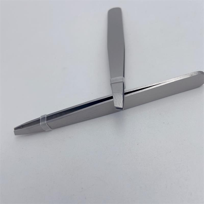 Straight Tip Tweezers for Eyelash Extension with Sanding Finish for Brazil Market