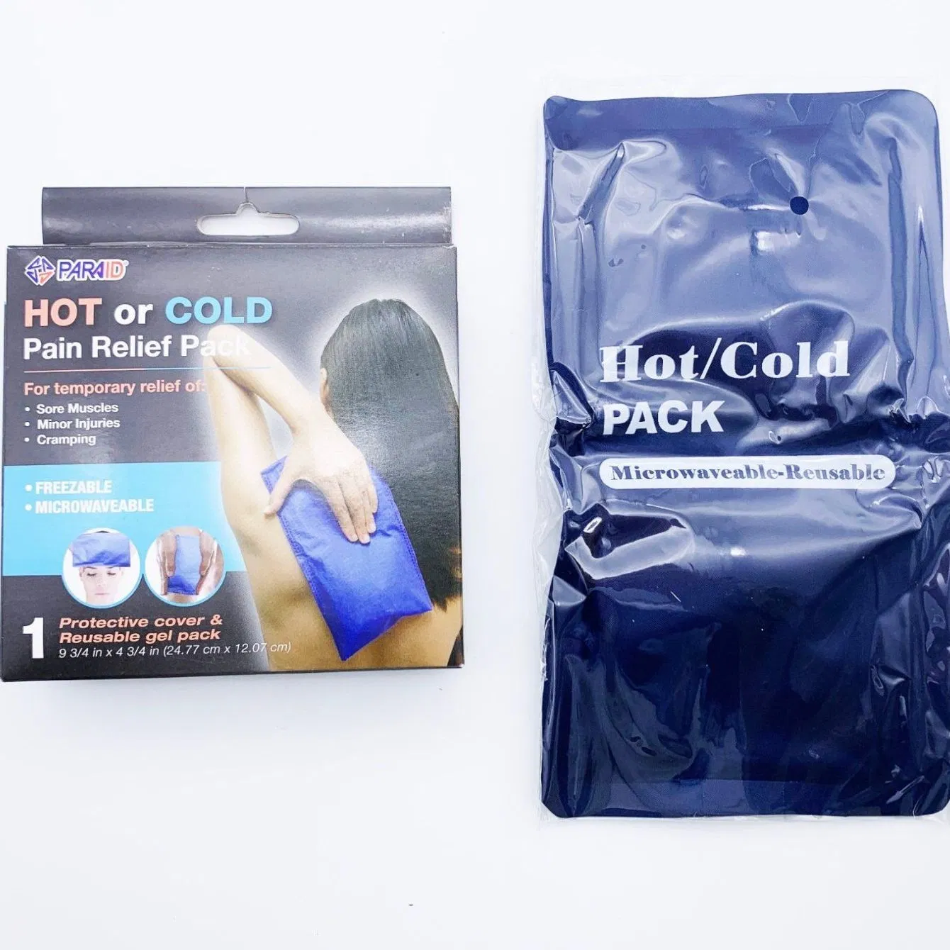 Manufacture 4.5*8cm Reusable Medical Therapy Hot or Cold Pain Relief Pack