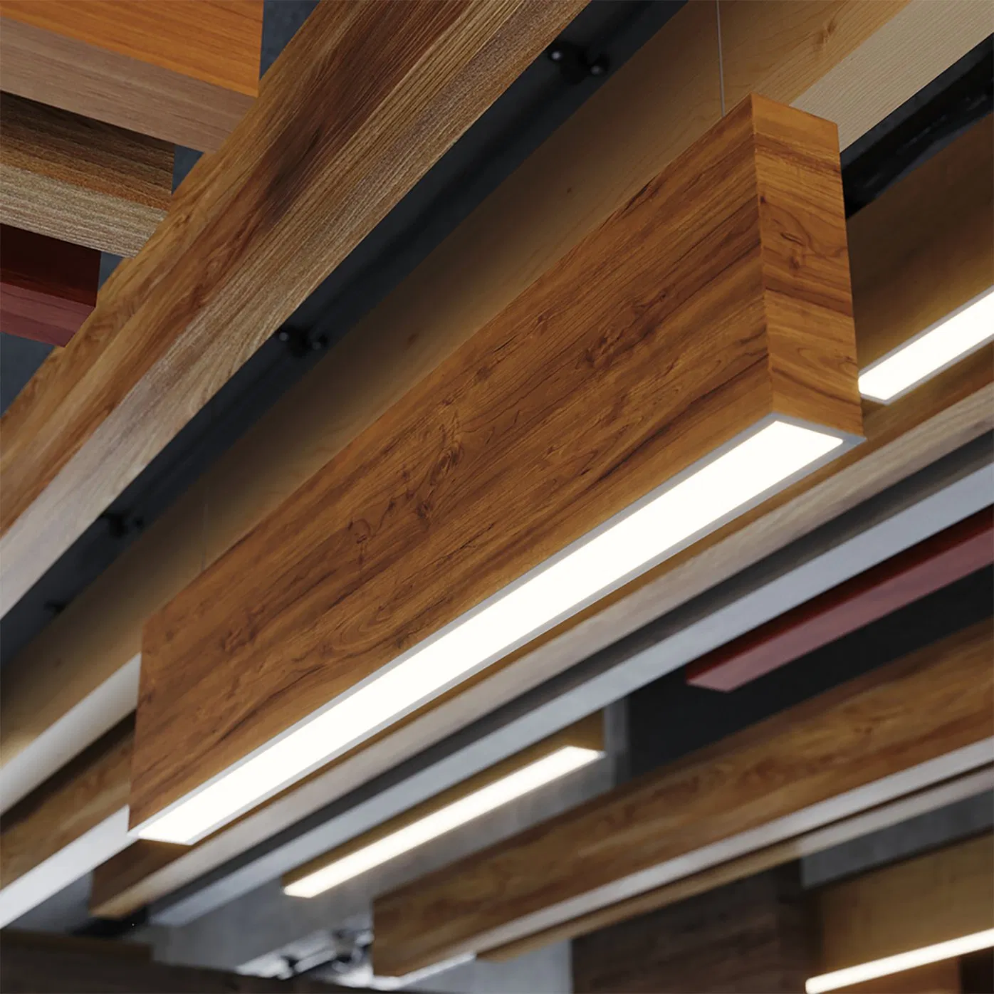 Stylish 12mm Acoustic Box Lamp with Polyester Fiber Design