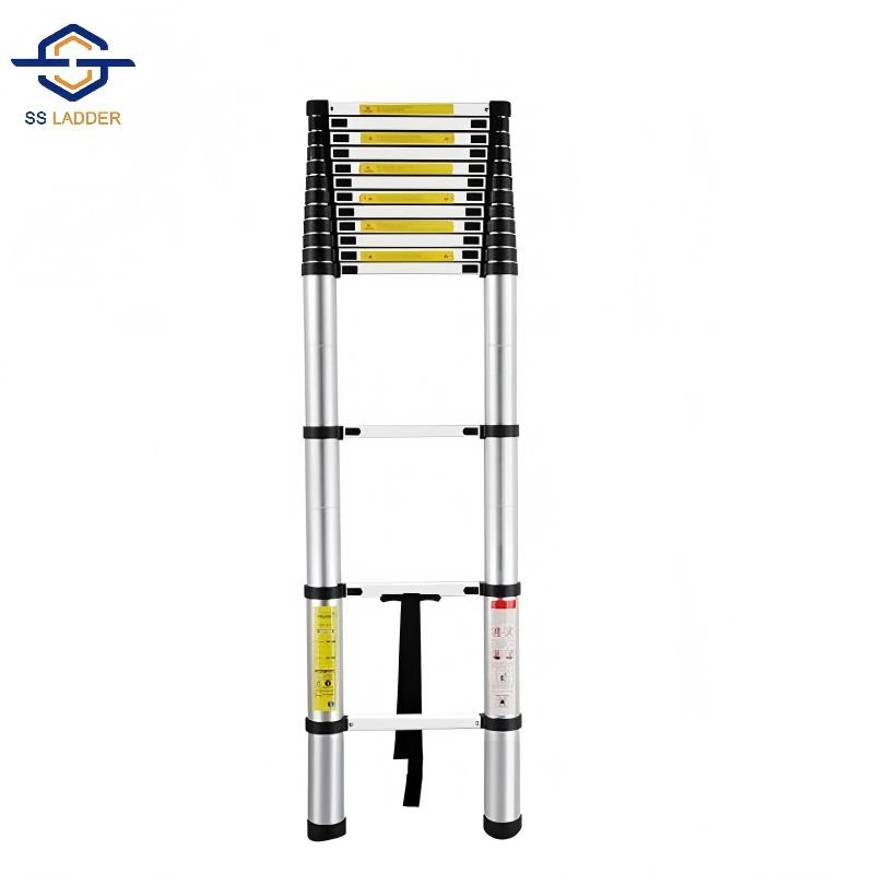 En131 Certified Compact Aluminum Folding Telescopic Ladder Aluminum Attic Stairs with Cheap Price for Home Use