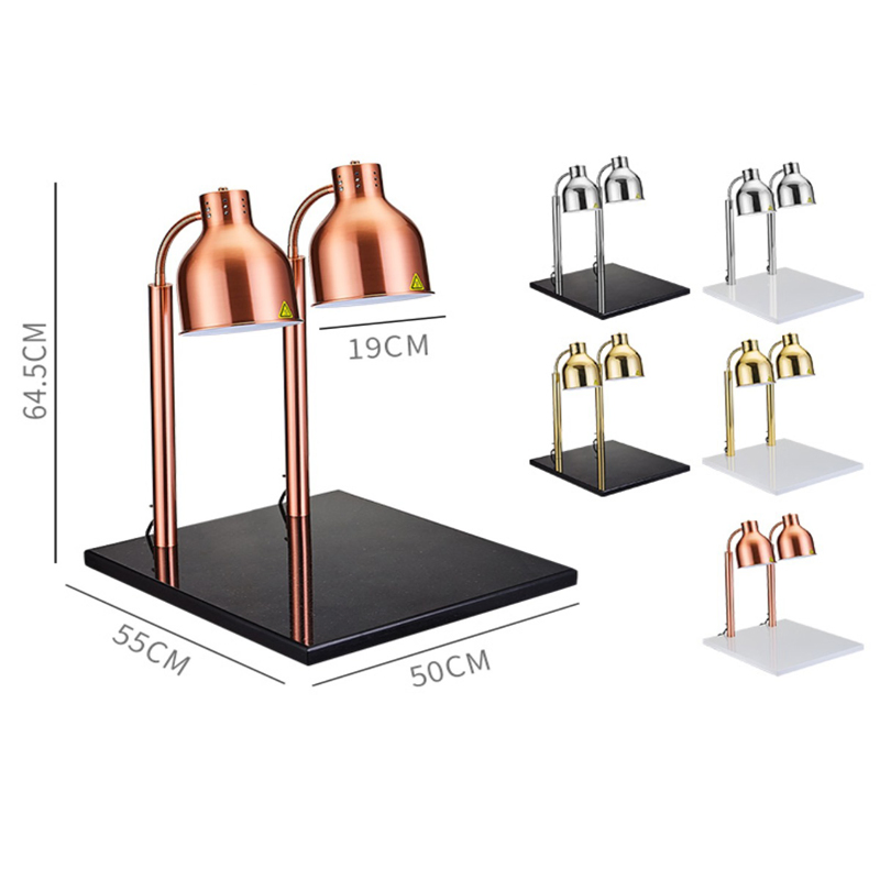 Commercial Kitchen Food Plate Warmers BBQ Display Infared Heater Food Warming Station