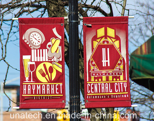 Light Pillar Hanging Advertising Promotion PVC Vinyl Flex Flags Banner