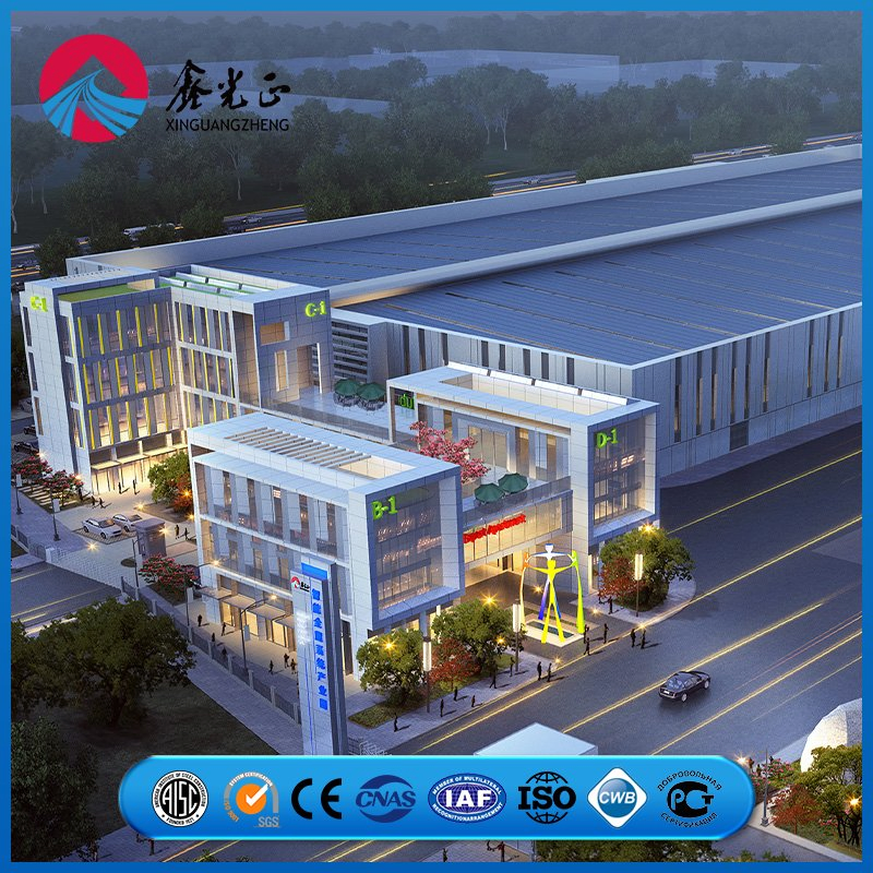 Advanced Structural Endurance Pipe Hanging Support Reinforcement Retention Unit Metal Prefab/Prefabricated Steel Structure Multi-Story/High-Rise Office Building