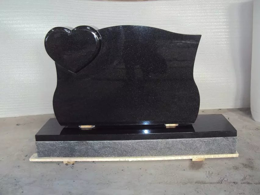 Customized India Red Granite Carving Tombstone Headstone Columnbarium, Slant Beveled Shape Markers Hand Carving, Machine Carving Memorial Monument Design