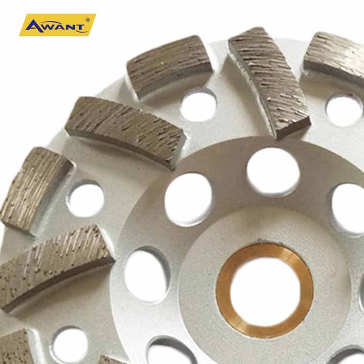 5 Inch 125mm White E Type Favorable Hand Grinder Diamond Cup Wheel