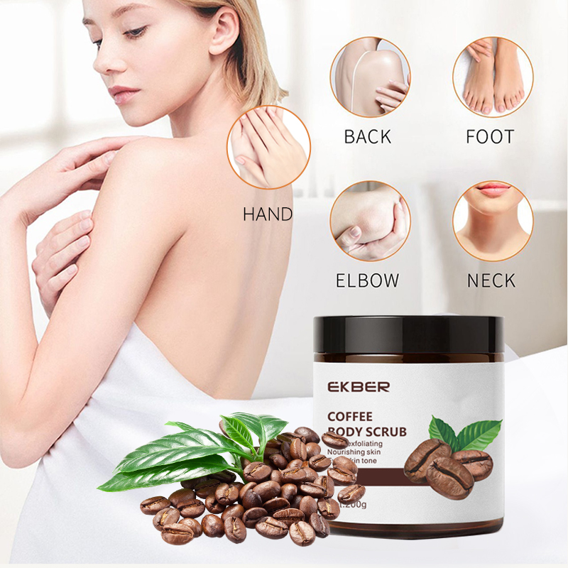 2024 New Arrival Coffee Body Scrub 100% Organic Natural Exfoliacion Whitening Body Scrub