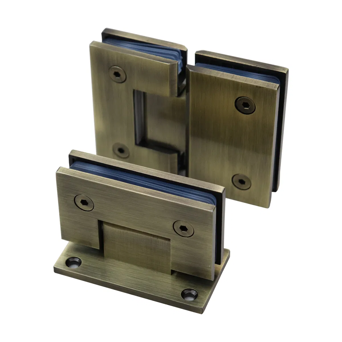 Shower Hardware Wall Mount Hinge Stainless Steel 304 Glass Clamp Bathroom Clip