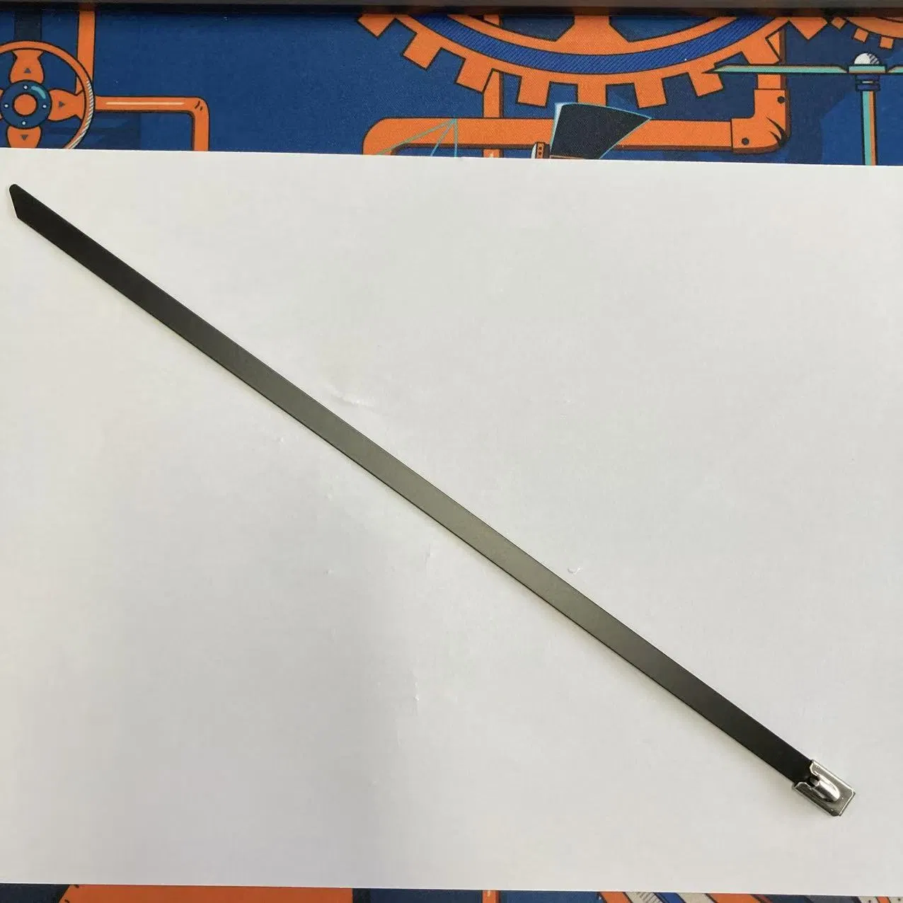 Heavy Duty Mast Strap Stainless Steel Self-Locking Cable Ties Drop Attachments