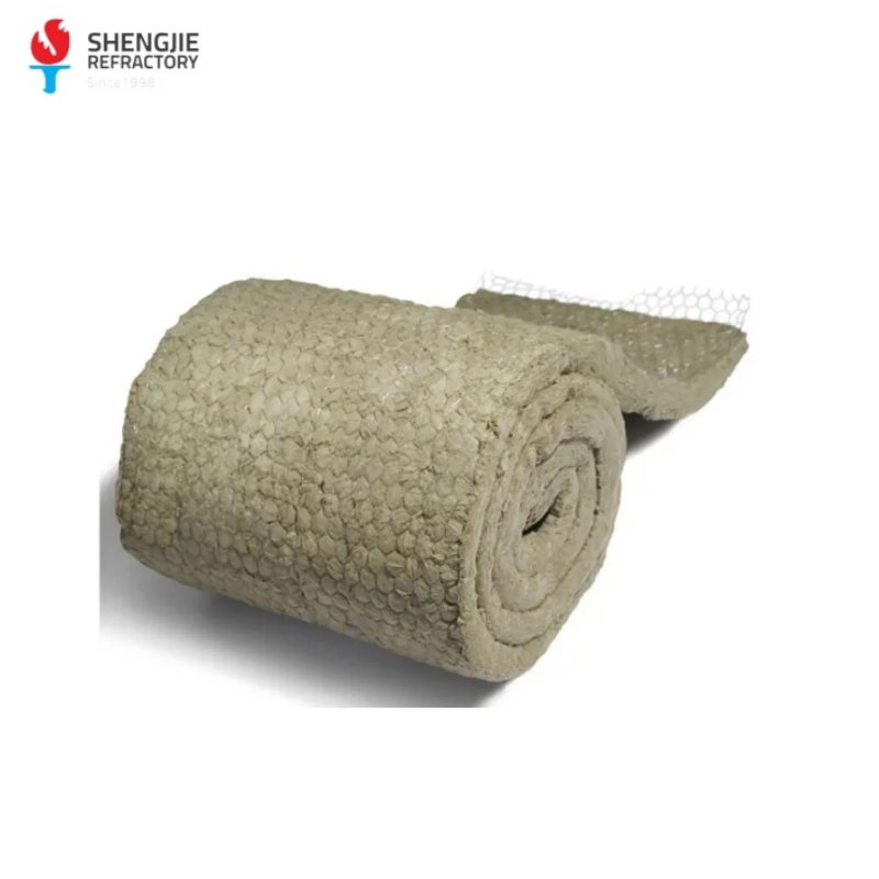 Fireproof Insulation Aluminum Foil Rock Mineral Wool Basalt Wool Insulation Blanket