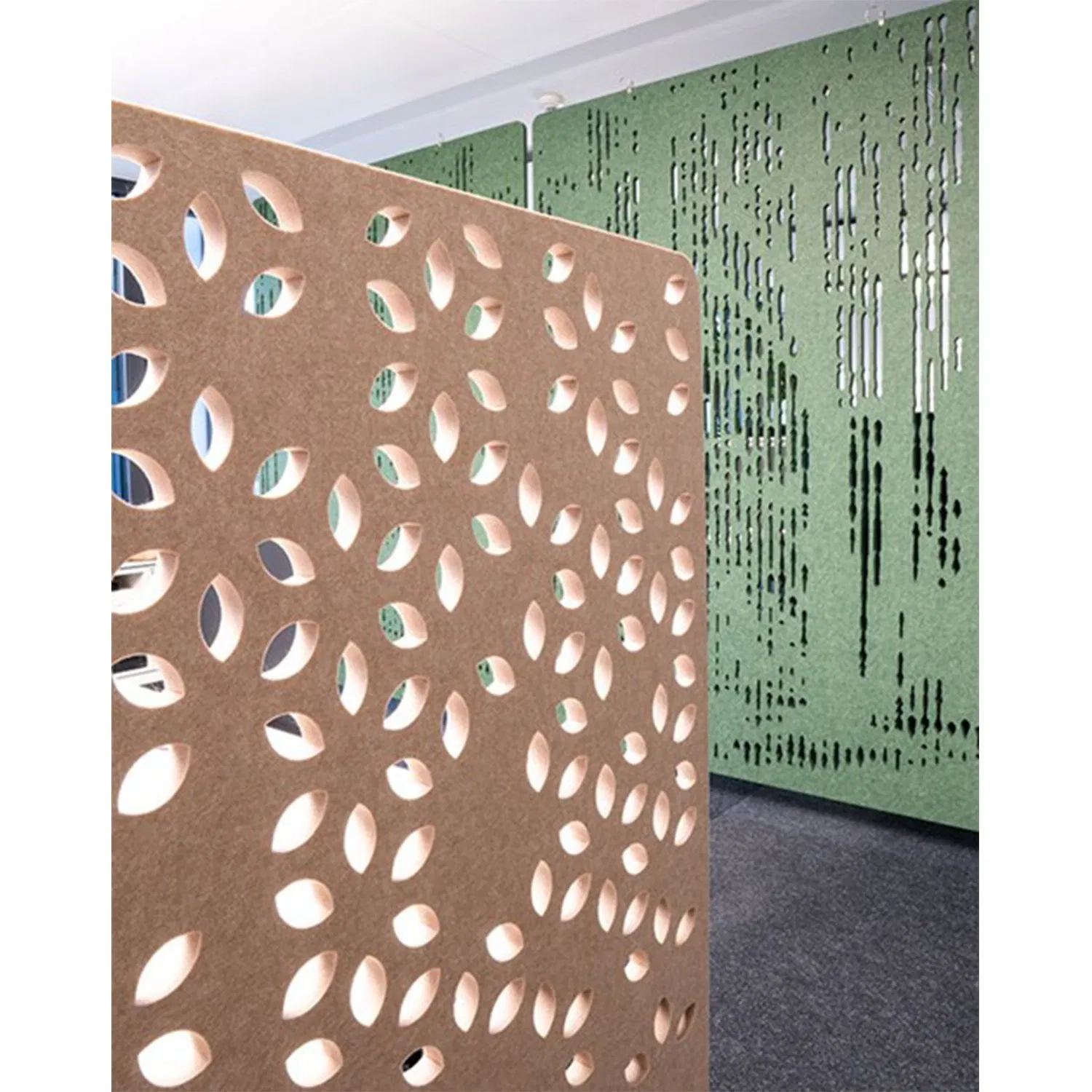 Custom Processing Office Restaurant Bar Entrance Polyester Sound Absorbing