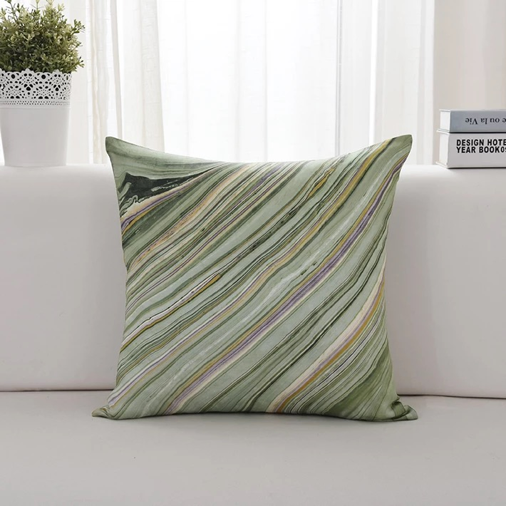 Custom Design Silk Cushion Covers Digital Printed Silk Cushion