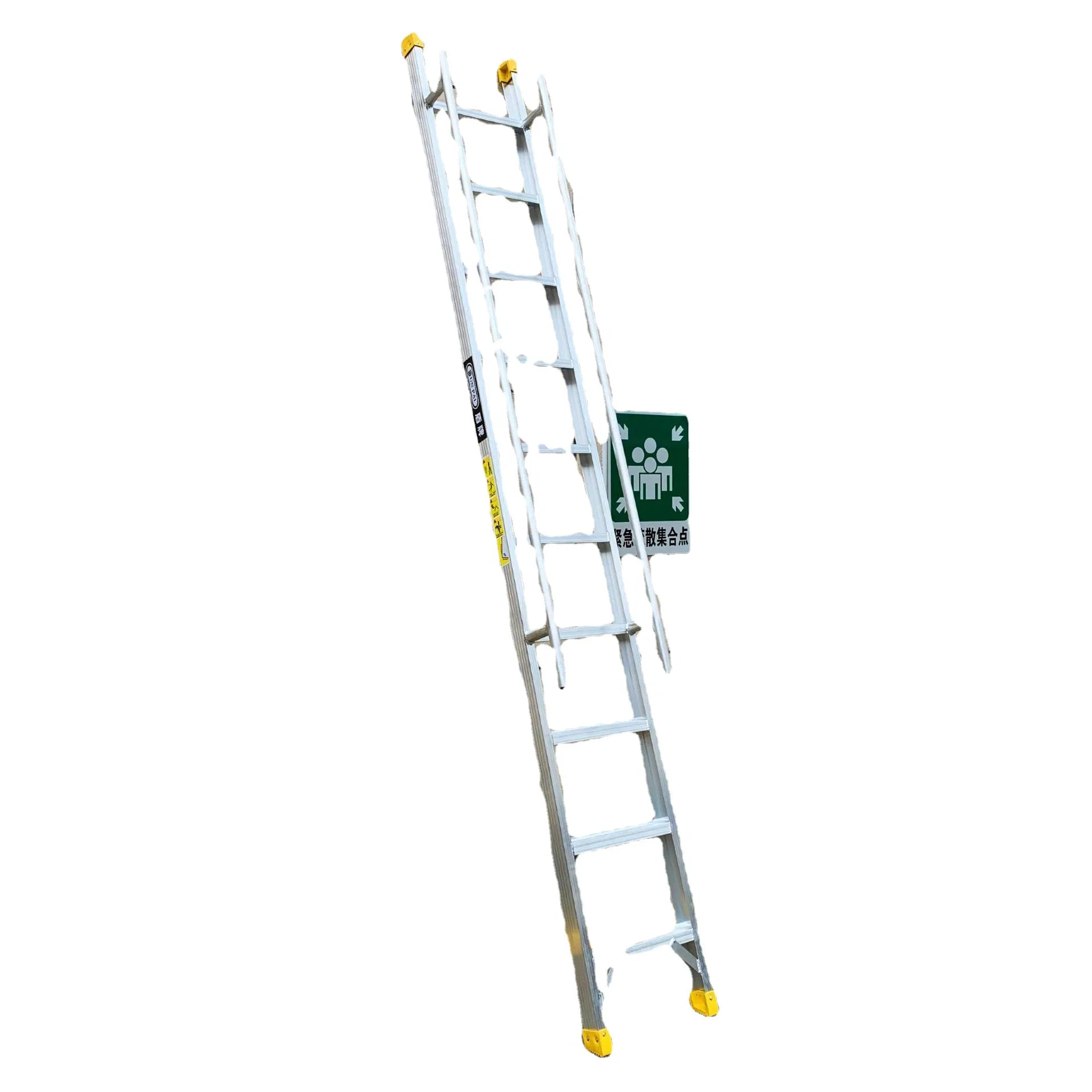 Compact Telescopic Ladder with Heavy Duty Aluminum Construction