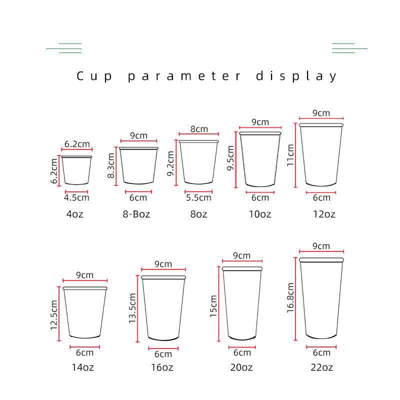 Двухслойные бумажные стаканы с логотипом на заказ