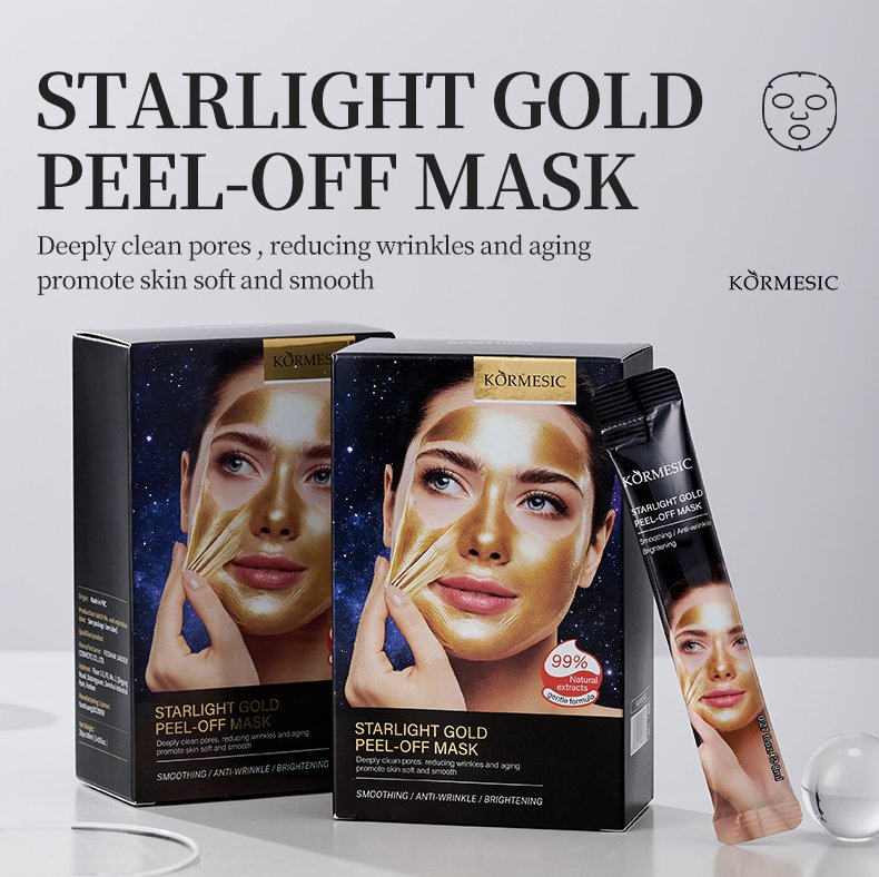 Online Wholesale and Retail Gold Peel off Mask Best Blackhead Remover Clean Pores Blackhead Remover Peel off Mask Skin Care Deep Cleansing Peeling Facial Mask