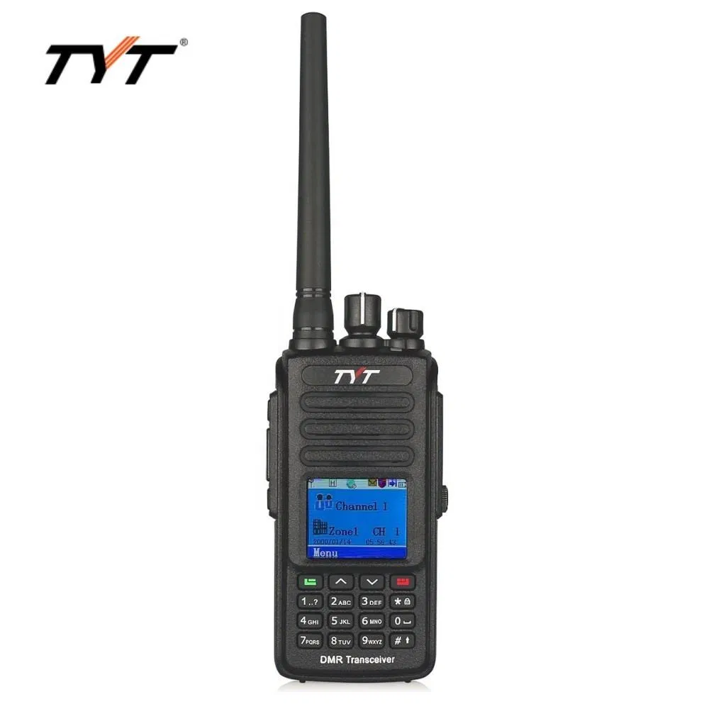 Tyt MD-390 Single Band Dmr 5W Two Way Radio IP-67 Waterproof Walkie Talkie with GPS UHF VHF Radio