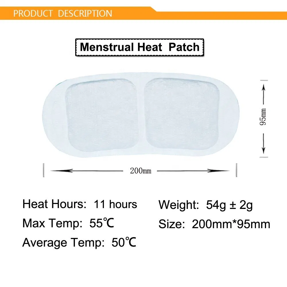 10 Hours Heating Therapy Patches Women Menstrual Pain Relief Patch