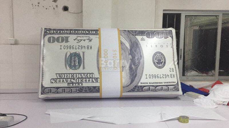 New Design Custom Size 2.3m Outdoor Decoration Money Model Inflatable Dollar Model