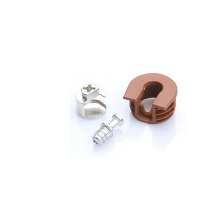 Cabinet Closet Laminate Connector Fastener Alloy Furniture 3-in-1 Laminate Support