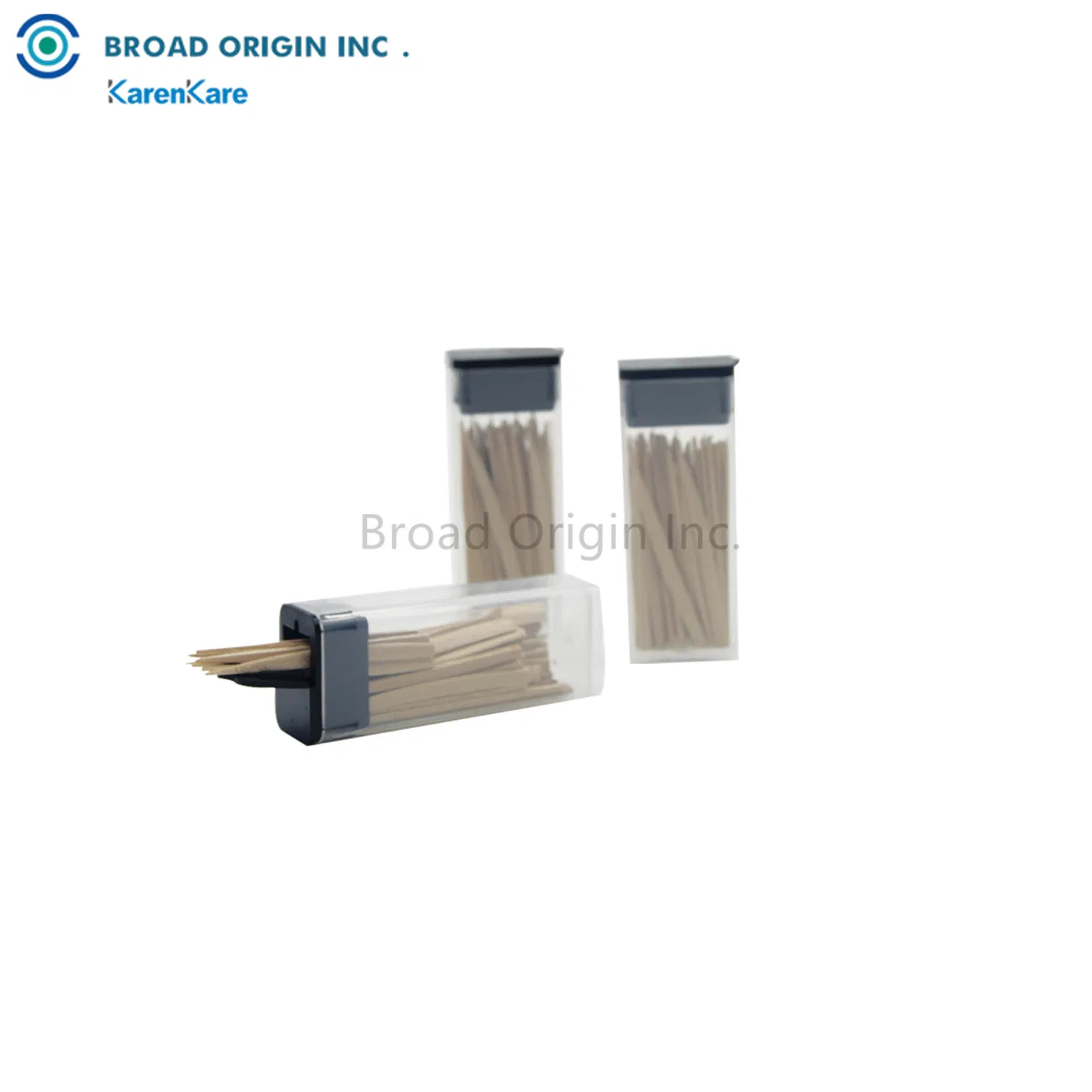 Biodegradable Wooden Toothpicks Bamboo Interdental Brush Picks