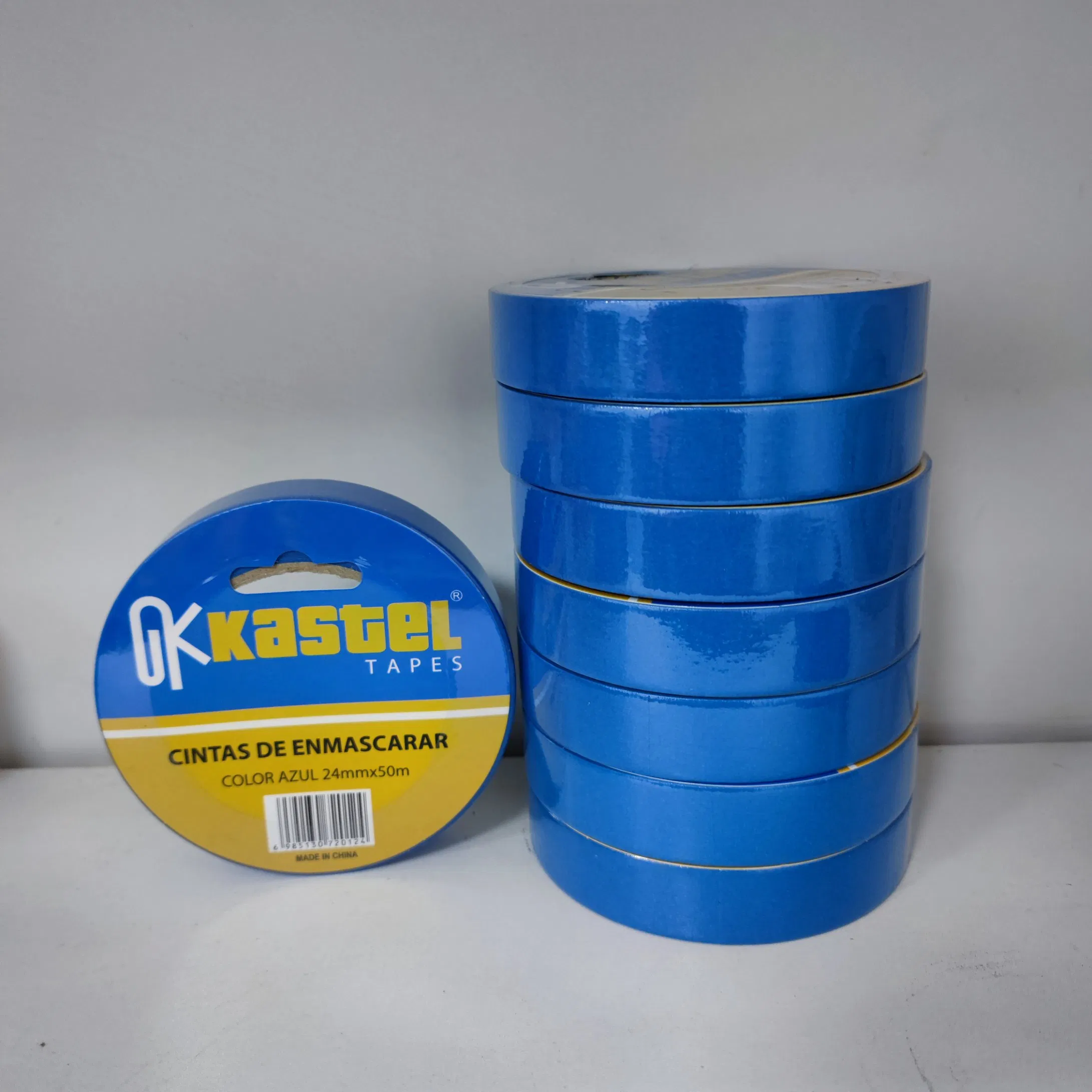 High UV Resisitent Outdoor Blue Painter's Tape for Wall Masking