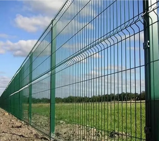 PVC Coated 3D Fence Galvanized Welded Wire Mesh Fence Panel Outdoor