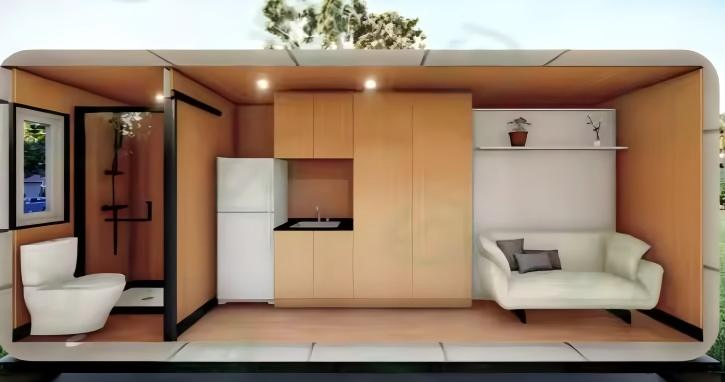 Customize Modern Outdoor Container House Capsule Prefab/Prefabricated Modular Casa Prefabricada