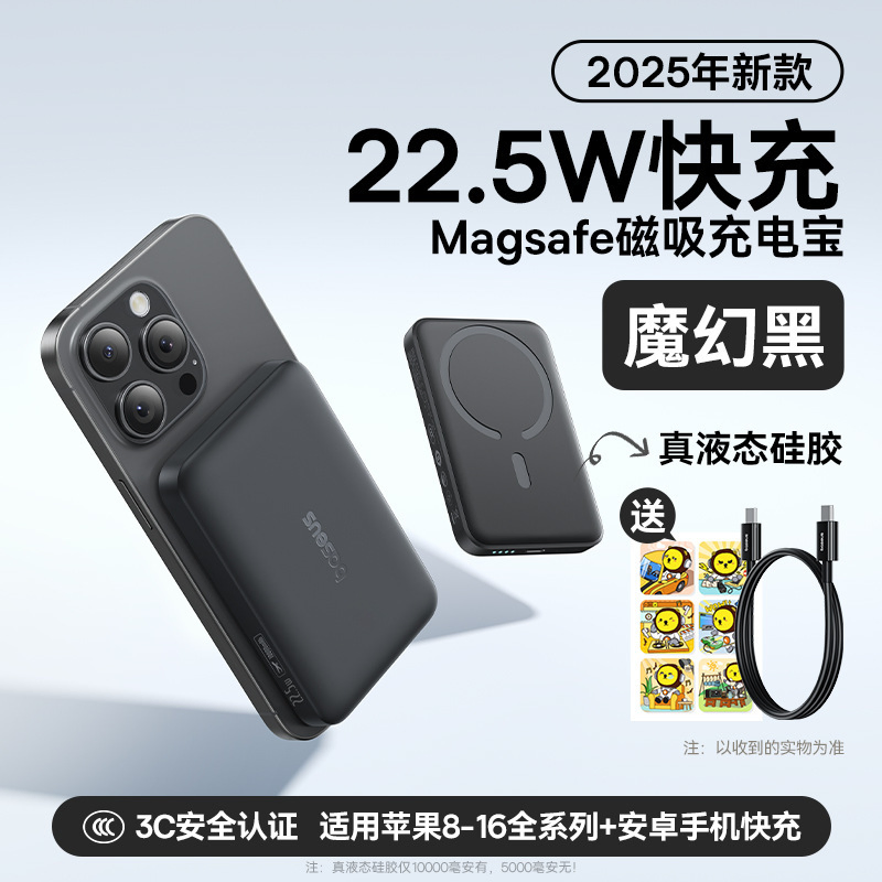 Портативный пауэрбанк MagSafe 10000 мАч с быстрой зарядкой 22.5W