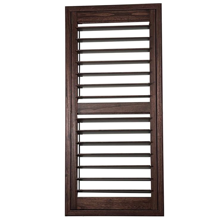 Premium Stained Wood Plantation Shutter Classin and Modern Shutters
