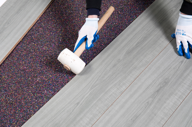 Anti Sound Underlay Foam Cork Rubber Mat Flooring