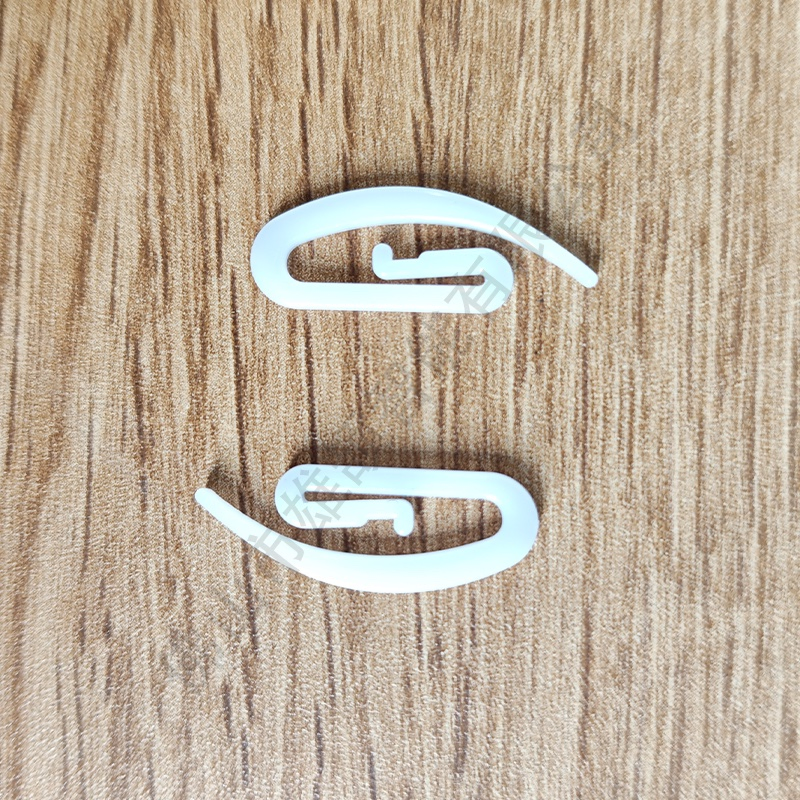 Factory Wholesale Curtain Hooks Curtain Fabric Strip Hooks White Plastic Hooks and Curtain Ring Accessories