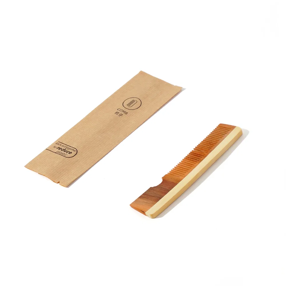 Eco Friendly Kraft Paper Bag Packaging Hotel Amenities Set