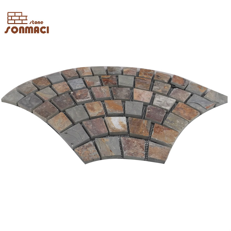 Rustic Irregular Slate Flagstone for Landscape Flooring