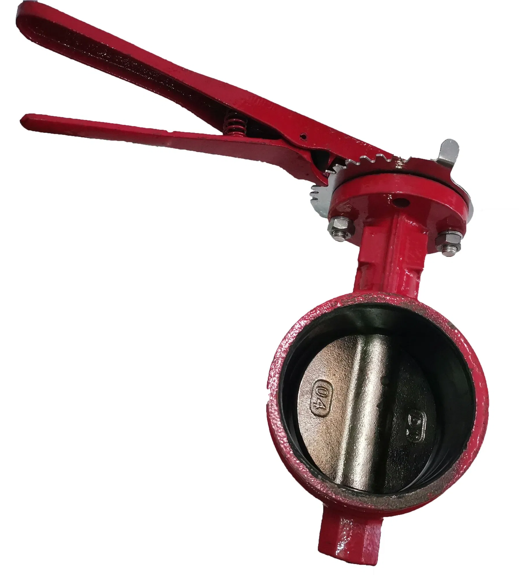 Fire Engineering Usage Level Handle Ductile Iron Wafer Butterfly Valve