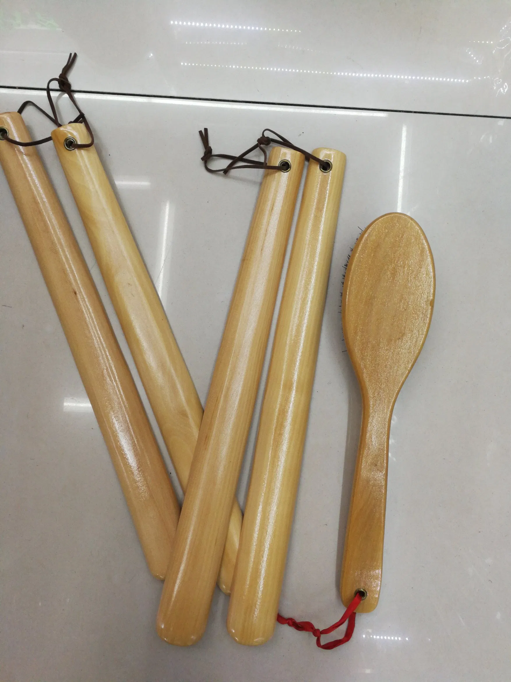 Wooden Square Shoe Horn for Hotel