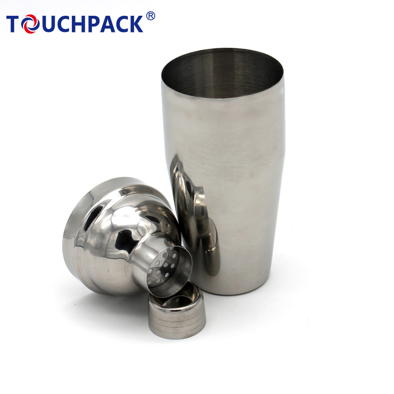 Custom Brand Cocktail Shaker Set with Bamboo Stand