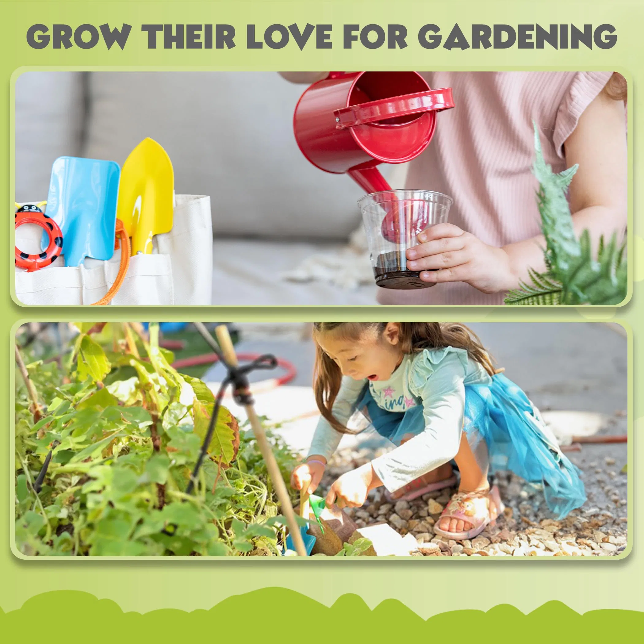 Gardening Tools Set for Kids Best Outdoor Toys
