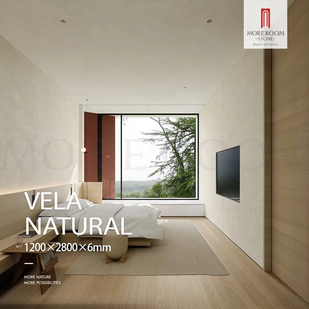 Good Quality Large Cement Porcelain Floor Tiles Sintered Stone 1200X3000X6mm Wall Design