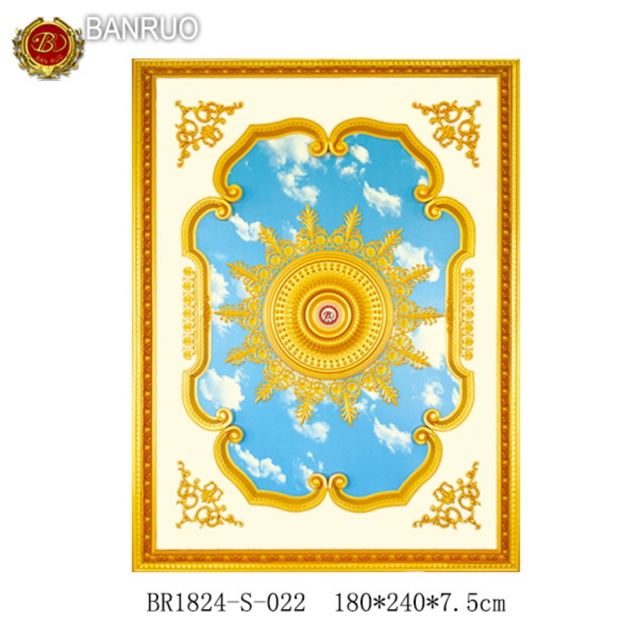 Retangle Artistic Ceiling for Villa Decoration