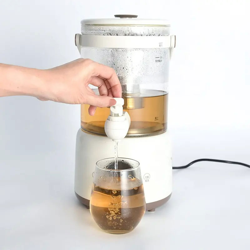 New Style 3L Adjustable Temperatures Faucet Digital Glass Electric Tea Kettle Pot