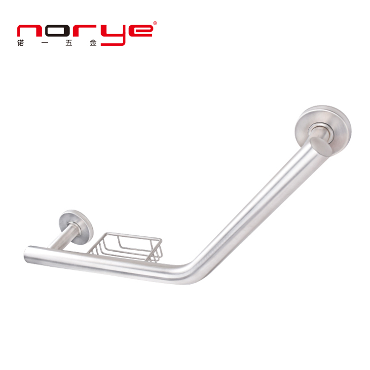 Поручень для ванной из нержавеющей стали с мыльницей