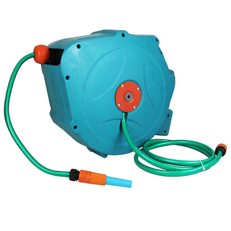 Lightweight PP Plastic Garden Groundwork Adjustable Water Hose Reel Cart