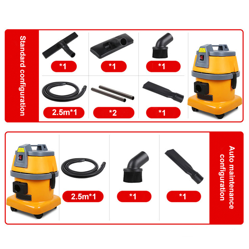 Factory Direct Sales Wet/Dry Vacuum Cleaner Machine for Garage with 15L Capacity