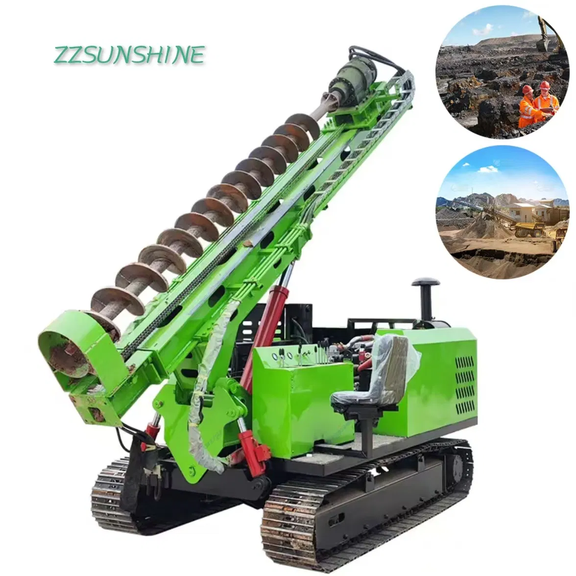 Easy to Operate Supply Hydraulic Drop Hammer Pile Driver Machinery Mini Solar Panel Pile Ramming Machine