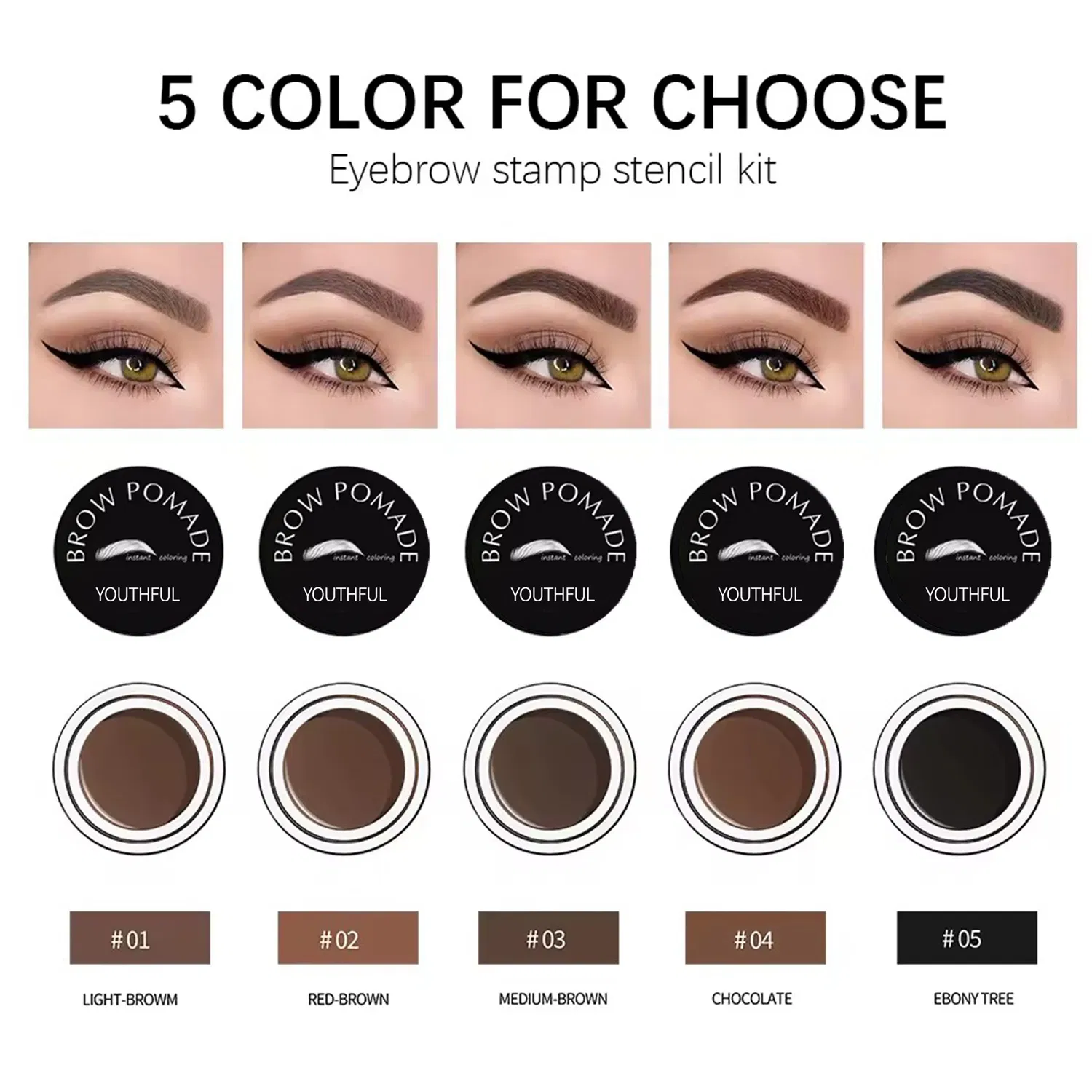 Waterproof Non-Removing Makeup Lazy Dye Eyebrow Cream
