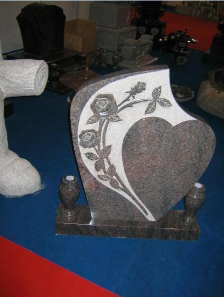 Natural Stone Red black grey blue granite Tombstone for Memorial/Dead/cemetery/graveyard