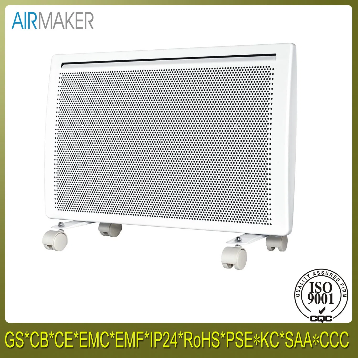 2400W Standing Electrical Radiant Heater for Bathroom SAA/CB